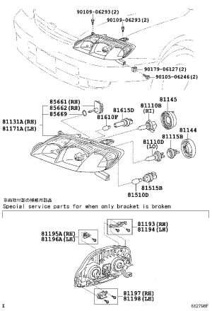 Adapter Assembly 90075-99140 for Toyota Celica