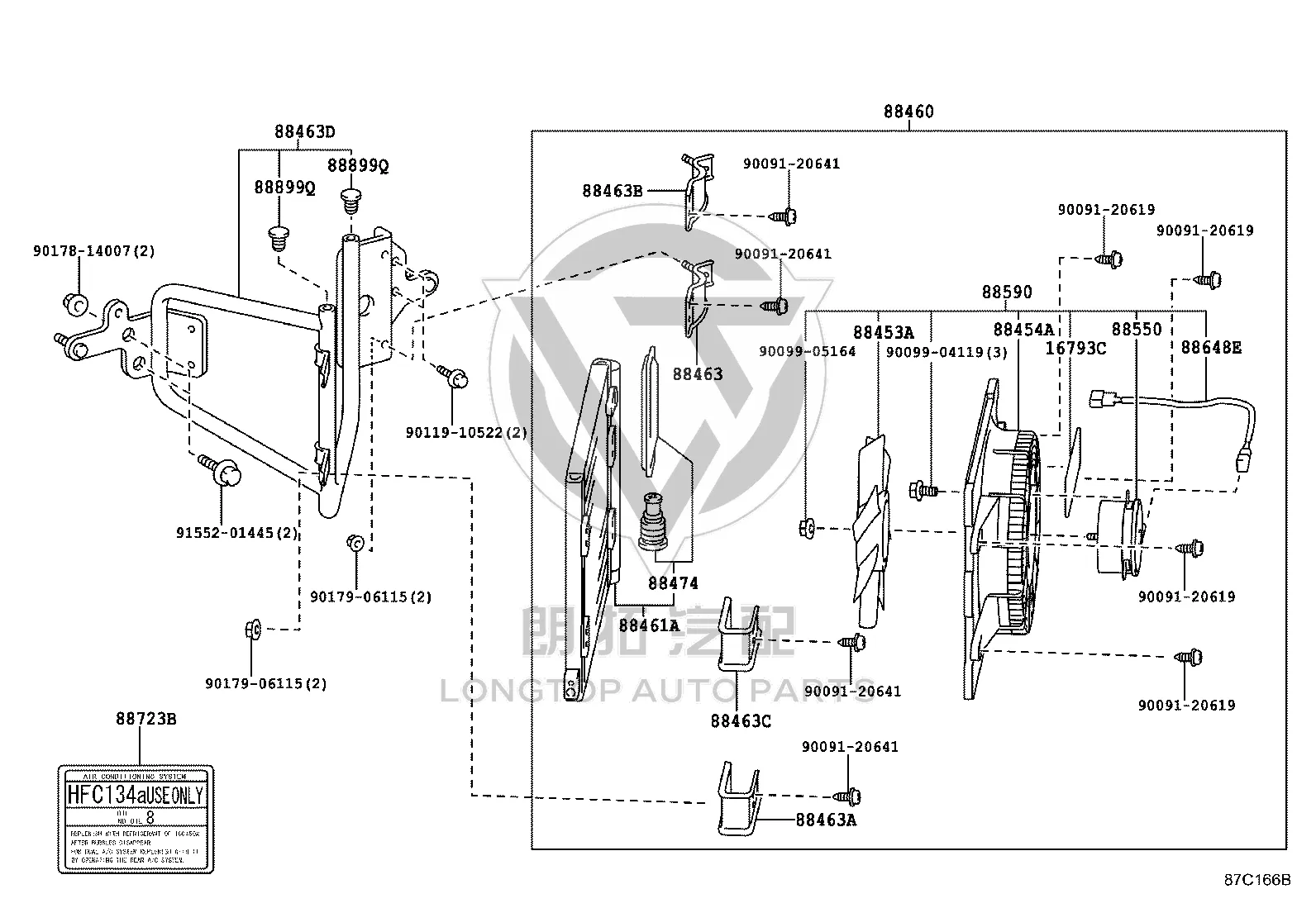 Bolt 90091-20619 for Toyota 4RUNNER