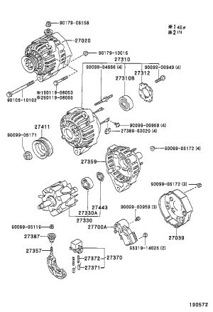 Generator Bearing 90099-10178 for Toyota 4RUNNER