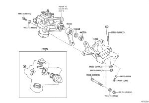 Bolt 90901-01004 for Toyota Coaster, Dyna & Coaster Fuelcell