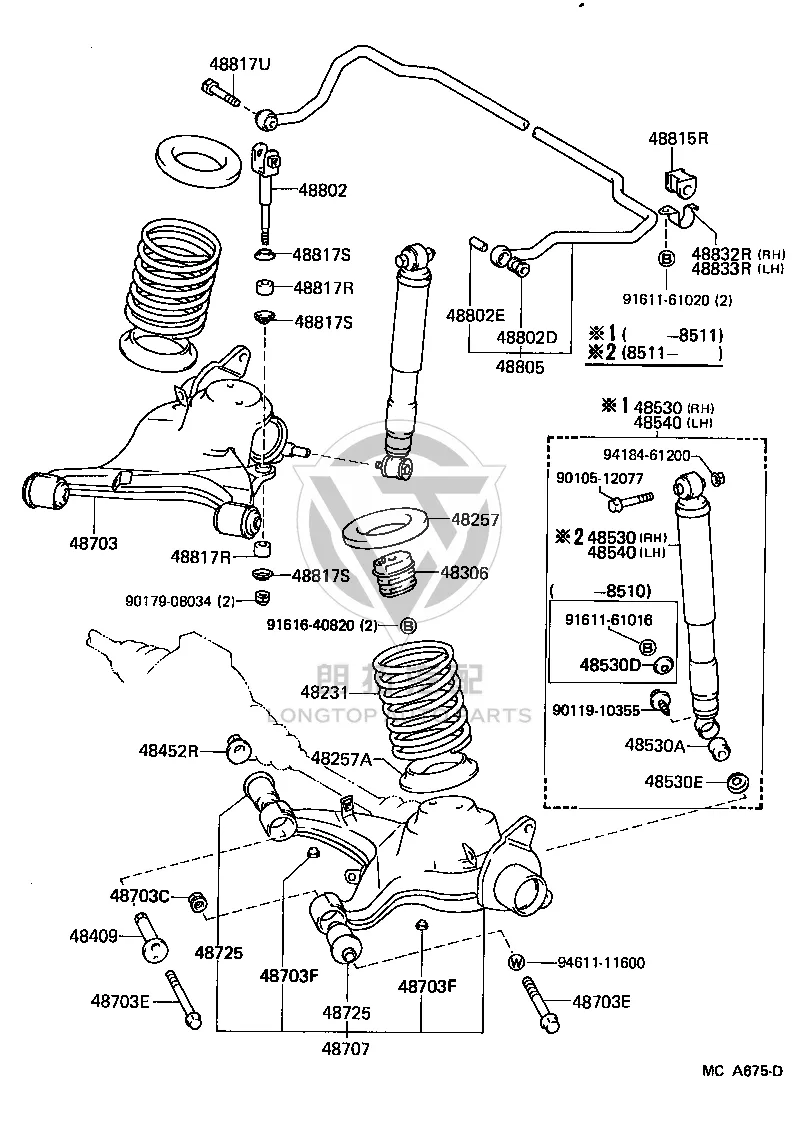 Bolt 90101-16017 for Toyota Crown