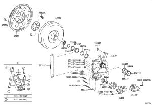 Oil Strainer Gasket 90105-06028 for Toyota Alphard