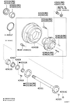Bolt, Washer Based 90105-14101 for Toyota Coaster, Dyna & Coaster Fuelcell