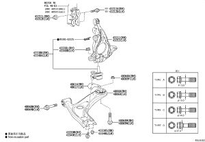 Bolt 90105-17013 for Toyota Alphard