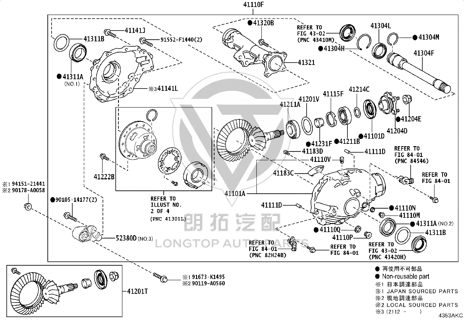 Bolt 90110-06009 for Toyota GX550