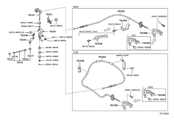 Double-ended bolt 90116-08208 for Toyota Celica