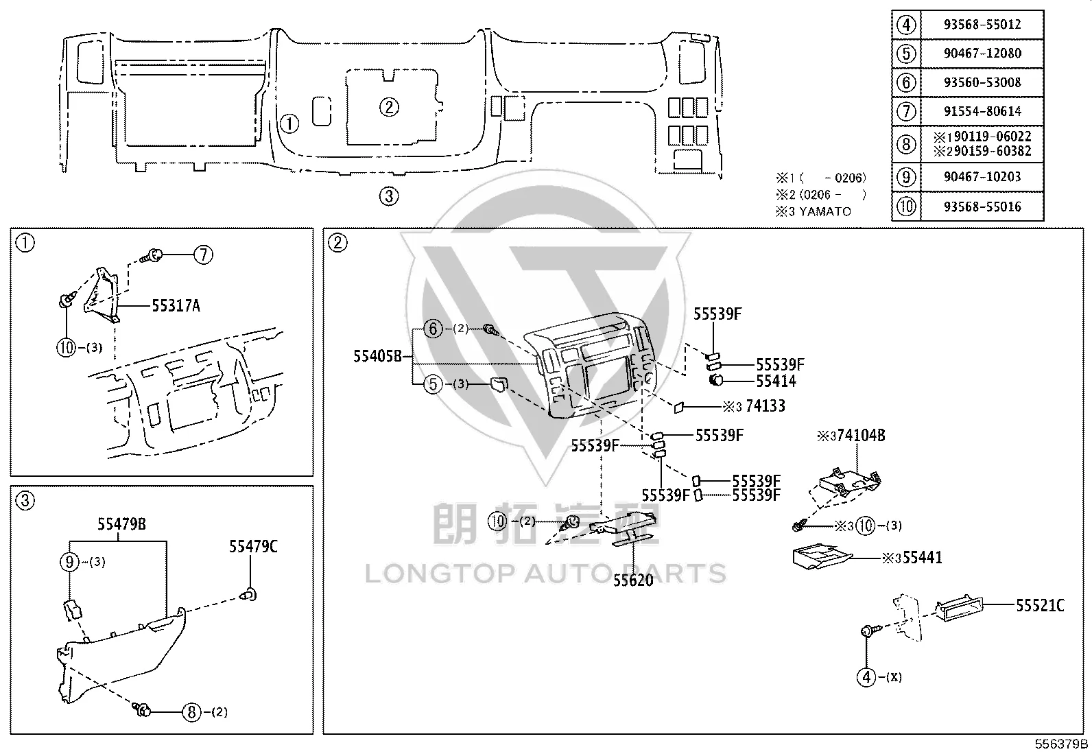 Bolt 90119-06022 for Toyota 4RUNNER