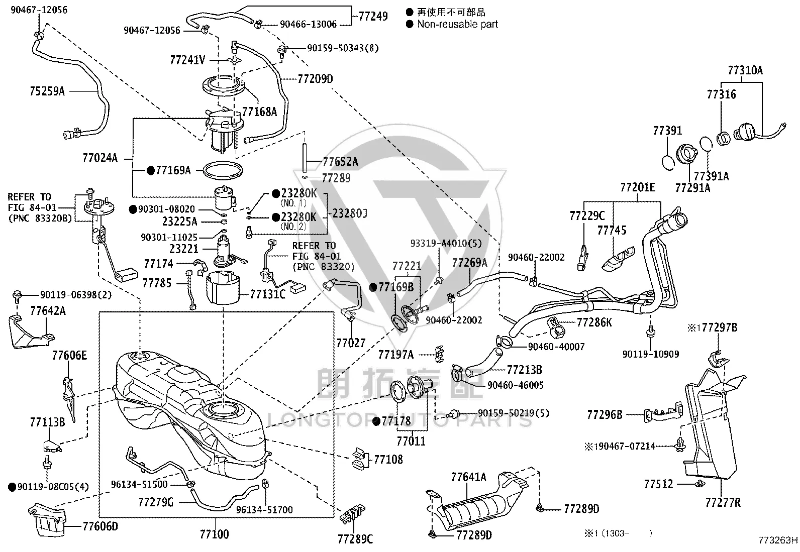 Bolt 90119-06398 for Toyota 4RUNNER