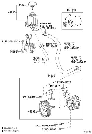 Bolt 90119-08B61 for Toyota 4RUNNER