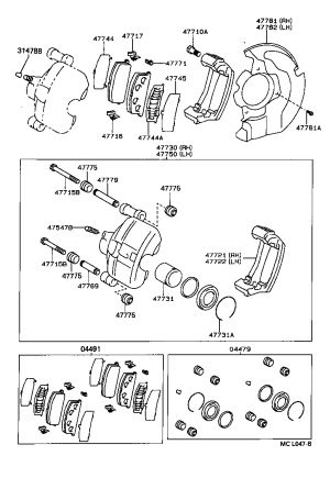 Front Brake Cylinder Bolt 90119-09007 for Toyota CELICA