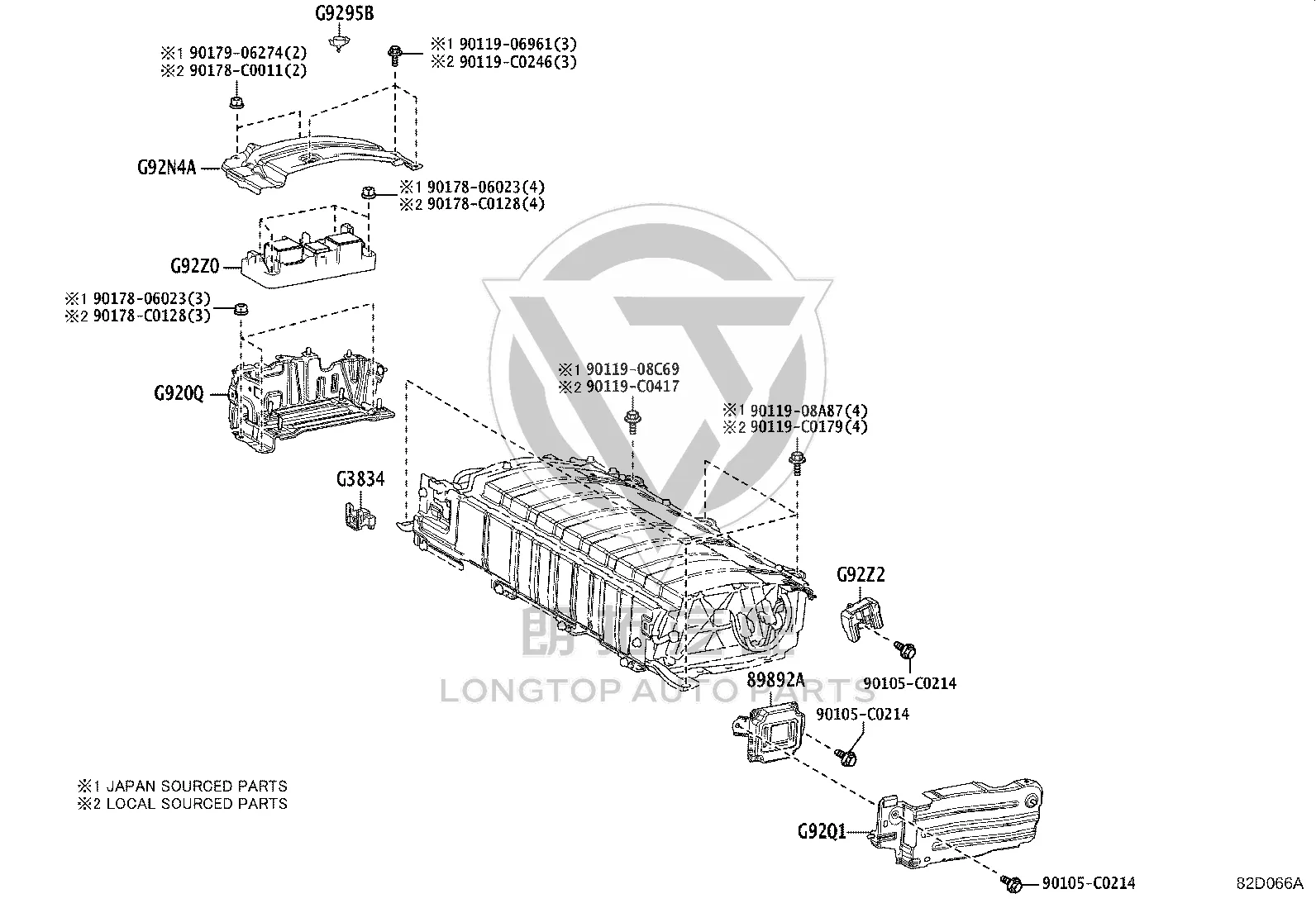 Battery Voltage Sensor 90119-C0246 for Toyota AVALON