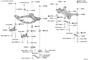 Front Bumper Right Extension Sub-Assembly 52102-07010 for Toyota Avalon