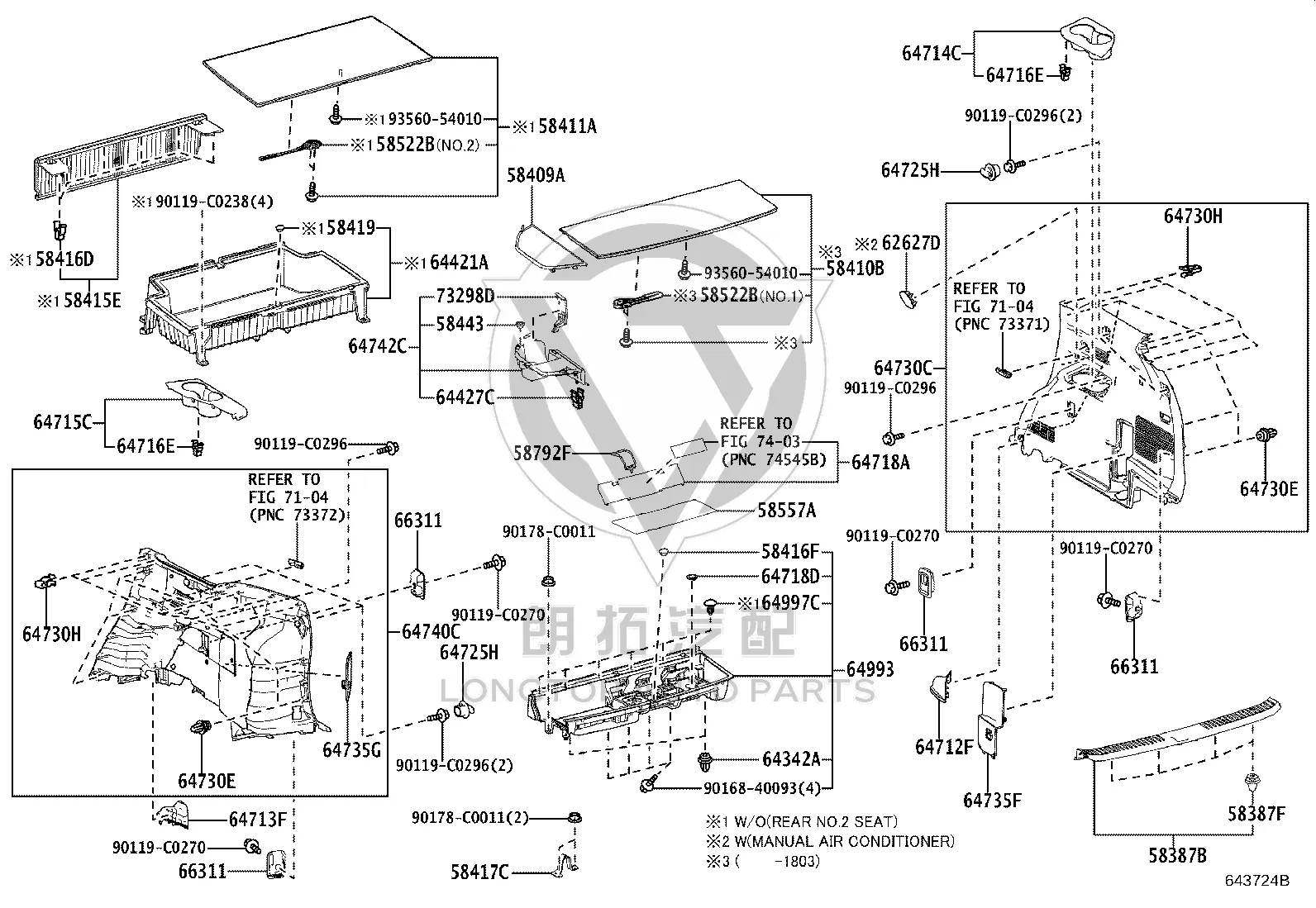 Bolt with Washer 90119-C0296 for Toyota Highlander & RAV4