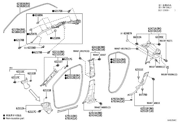 Bolt 90159-40271 for Toyota 4RUNNER