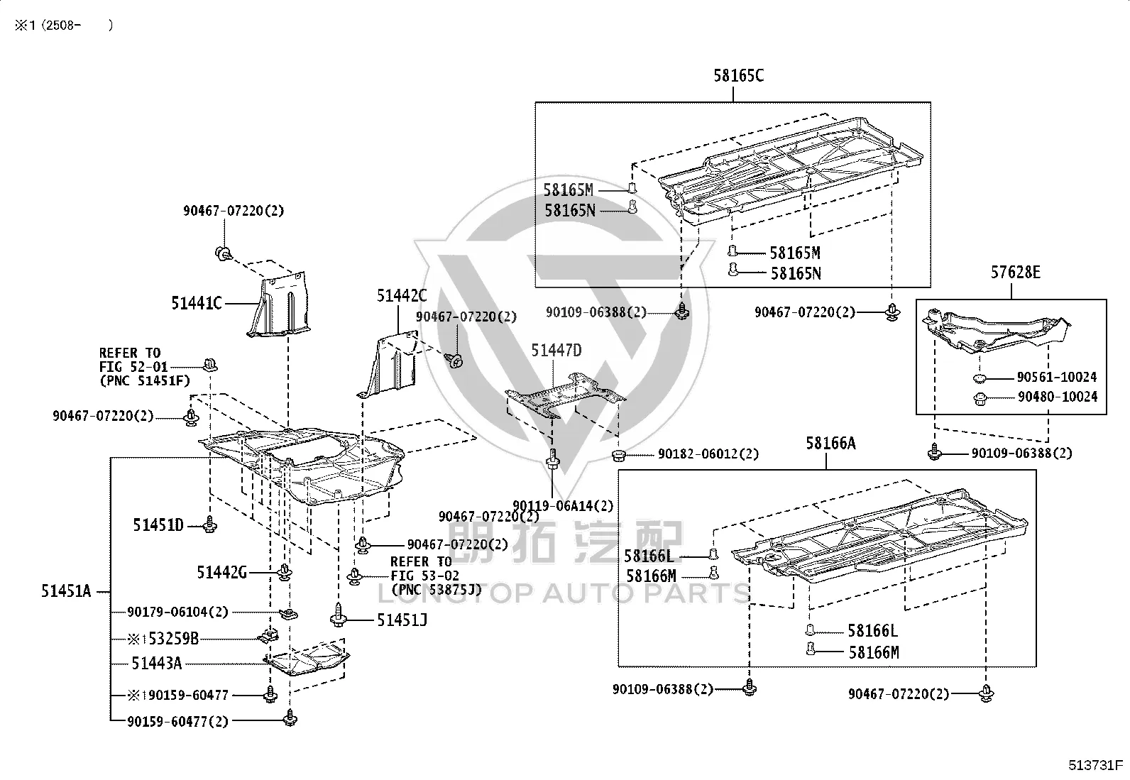 Snap Fastener 90467-17027 for Toyota Alphard