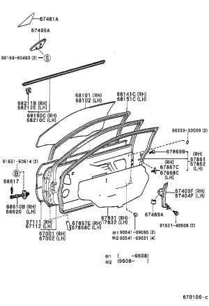 Bolt 90159-60490 for Toyota Starlet