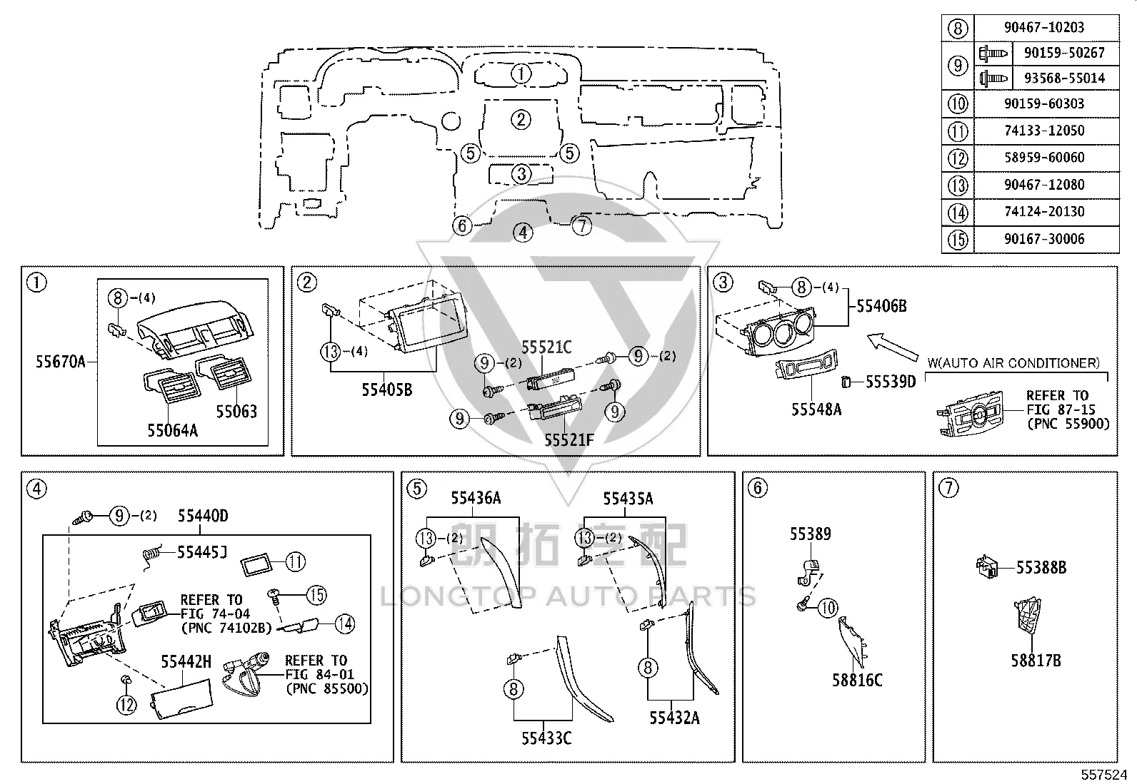Bolt 90167-30006 for Toyota Corolla