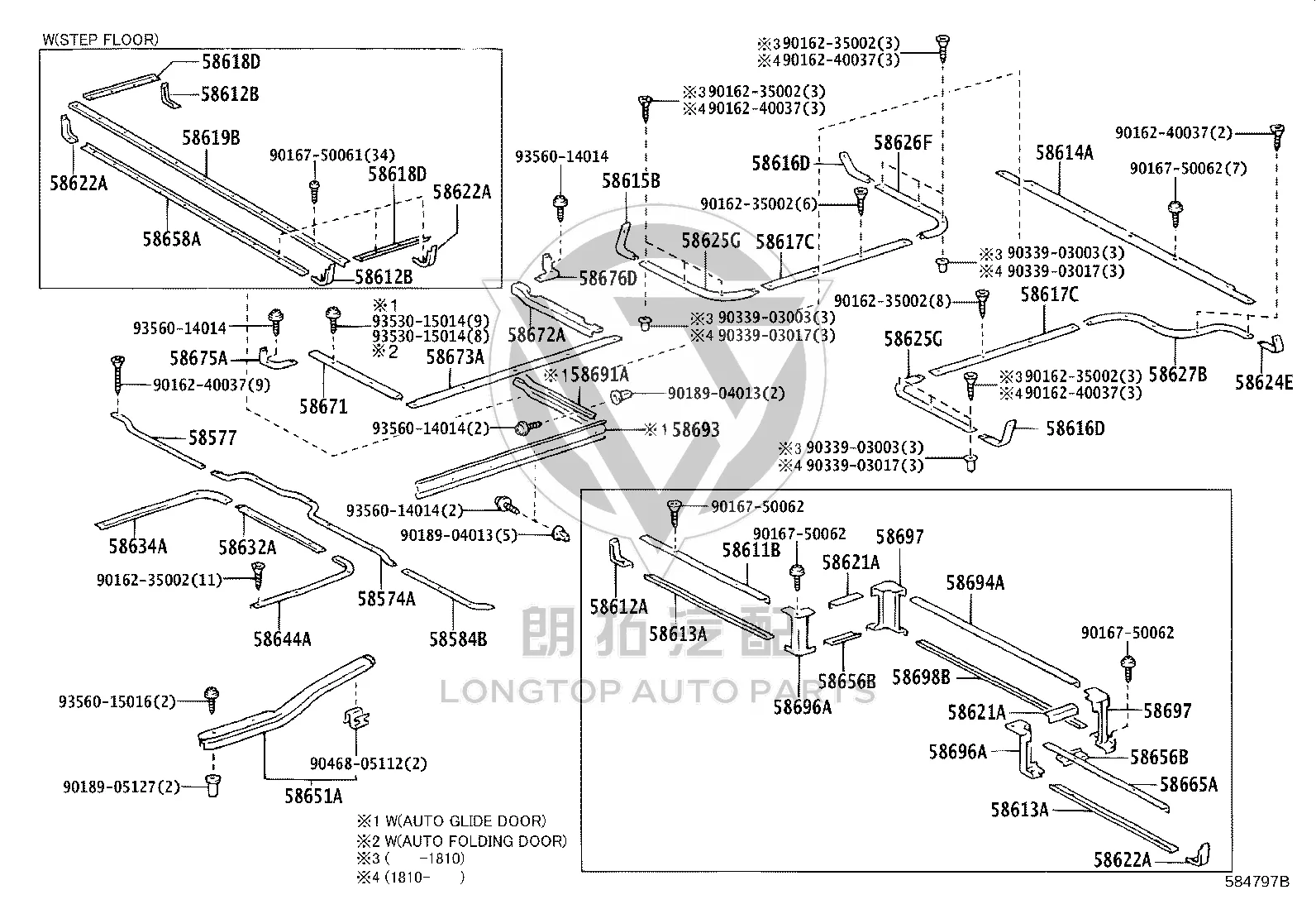 Bolt 93560-15016 for Toyota 4RUNNER