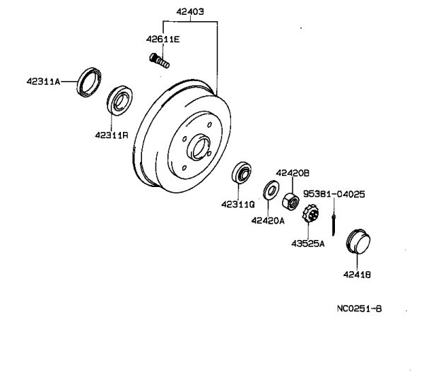Pawl Washer (for Rear Axle Half Shaft) 90214-20005 for Toyota Celica