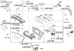 Back door left access hole cover 90177-C0010 for Toyota BZ3