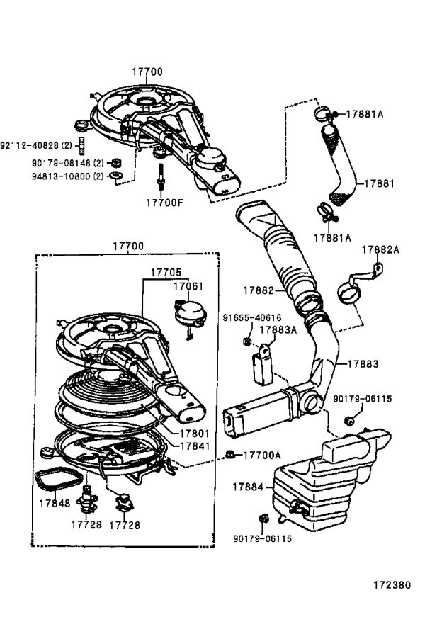 Nut 90179-06060 for Toyota 4RUNNER