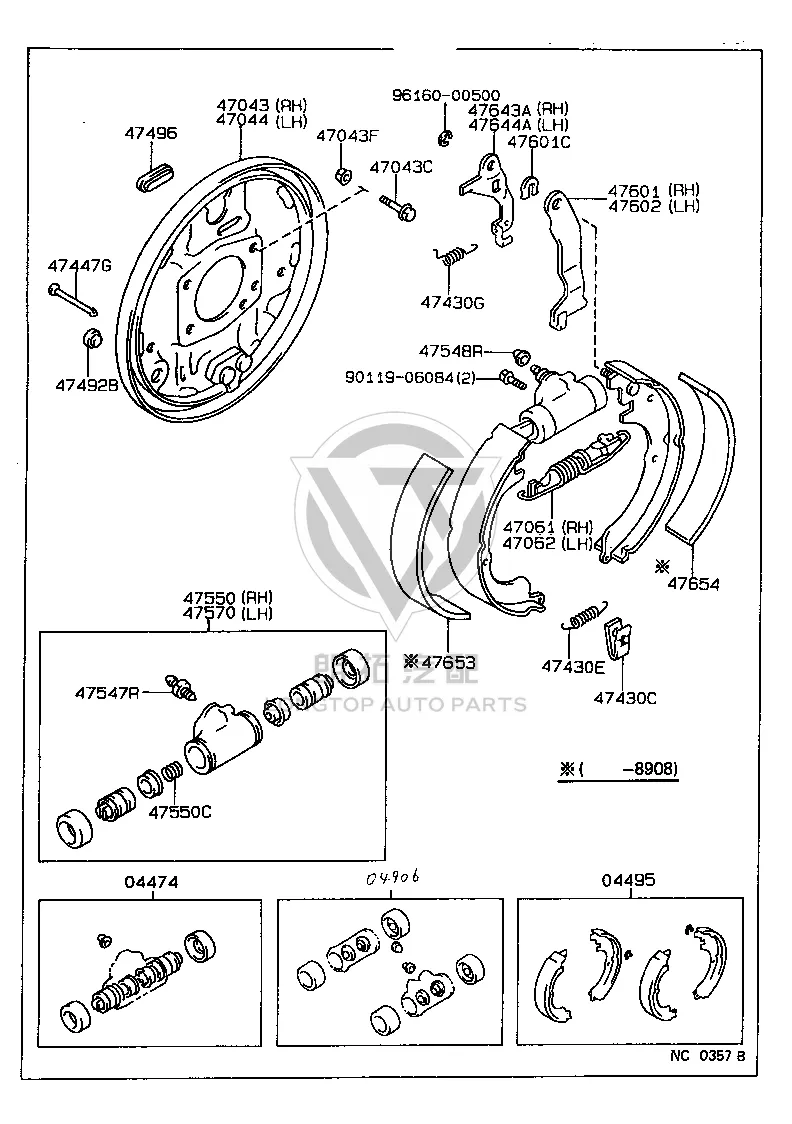 Nut 90179-10095 for Toyota CELICA