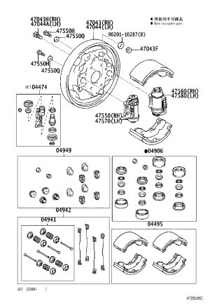 Nut 90179-12118 for Toyota 4RUNNER
