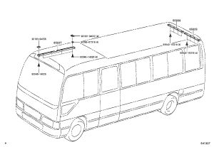Bush 90386-07018 for Toyota Coaster, Mega Cruiser & Dyna 200