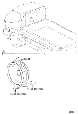 Snap Fastener 90189-05097 for Toyota 4Runner