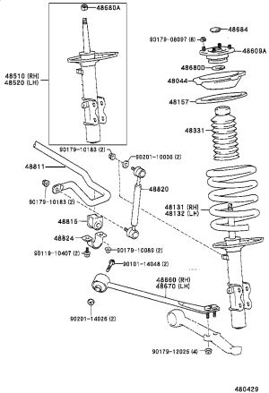 Plate Washer 90201-14026 for Toyota MR2, Stout & Crown