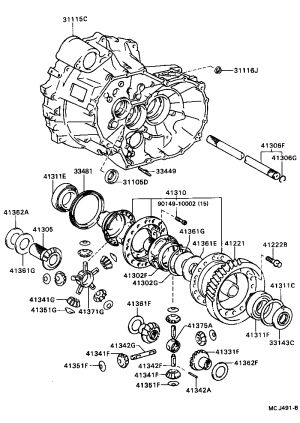 Shaft Snap Ring 90520-86002 for Toyota Celica
