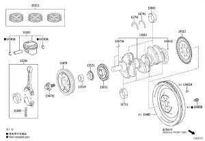 Crankshaft Pulley Bolt 90119-16020 for Toyota 4RUNNER