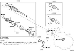 Bolt 90119-10461 for Toyota ALPHARD