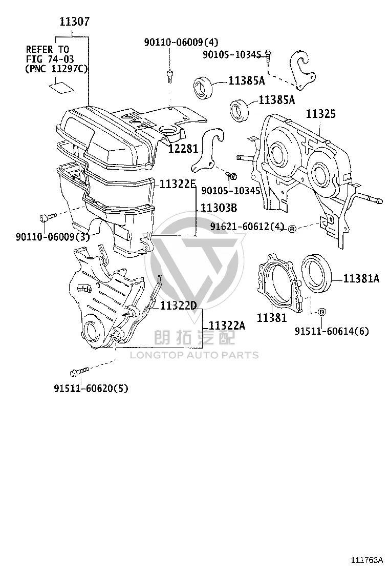 Camshaft Oil Seal 90311-40020 for Toyota SUPRA