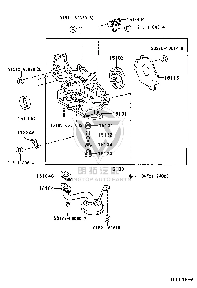 Crankshaft Front Oil Seal 90311-40022 for Toyota 4RUNNER