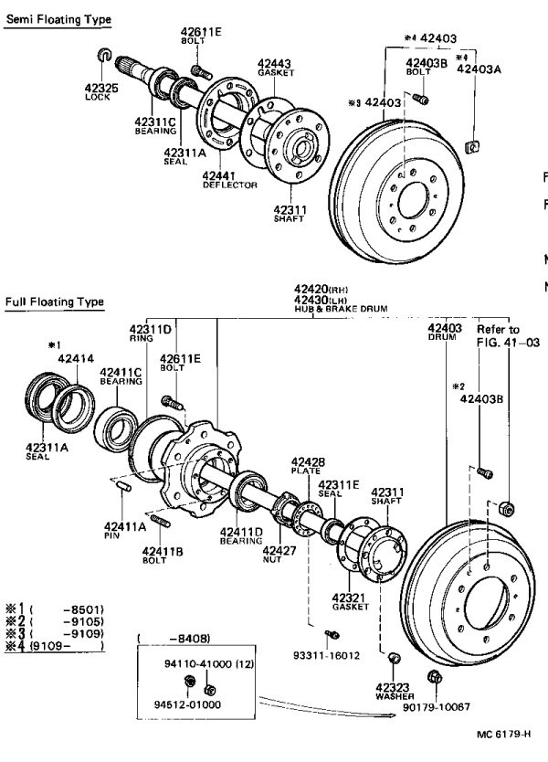 Rear Right Wheel Bearing 90365-47013 for Toyota DYNA 150