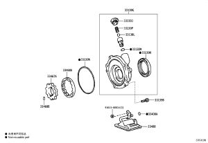 Transfer Case Input Shaft Oil Seal 90311-48016 for Toyota Mega Cruiser