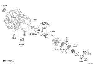 Transmission oil seal (front) 90311-55005 for Toyota GR COROLLA