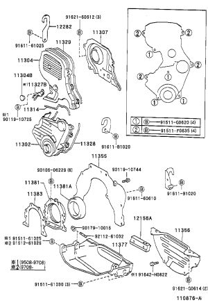 Crankshaft Rear Oil Seal 90311-92008 for Toyota ALPHARD
