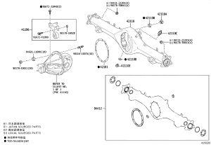Emission Screw Plug Subassembly 90341-18040 for Toyota DYNA