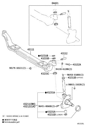 Gasket 90564-28004 for Toyota Dyna
