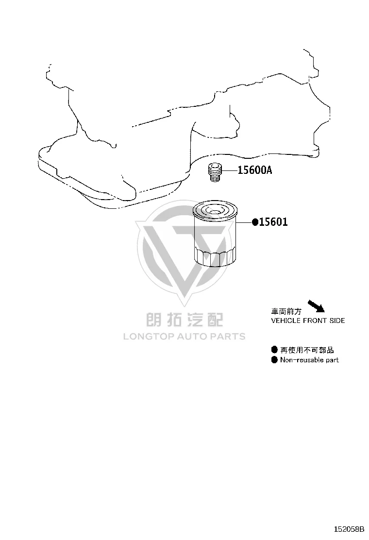 Oil Filter 90915-10003 for Toyota Auris