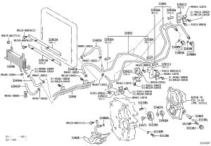 Transmission Oil Cooler Outlet Pipe 90445-17103 for Toyota Coaster