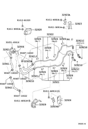 Oil Pipe Fitting 90407-20006 for Toyota DYNA