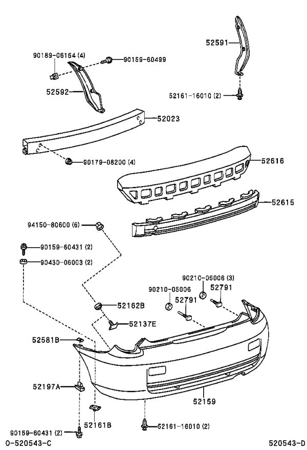 Washer 90430-06003 for Toyota Celica