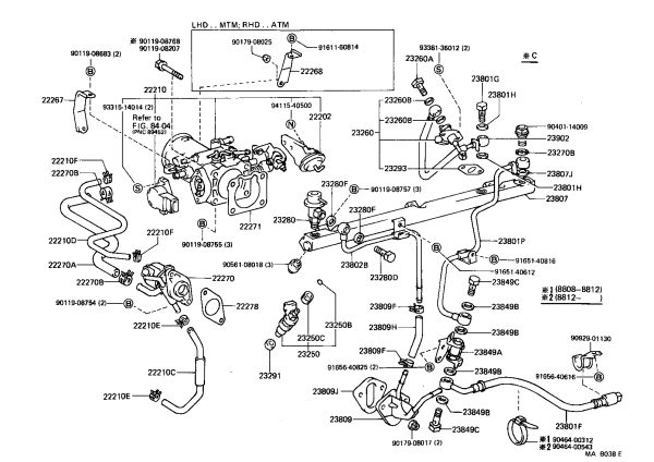 Gasket (Nozzle No. 3 Overflow Tube) 90430-10012 for Toyota CRESSIDA