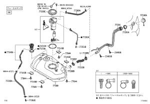 No. 4 Fuel Pipe Clip 90460-37003 for Toyota Celica