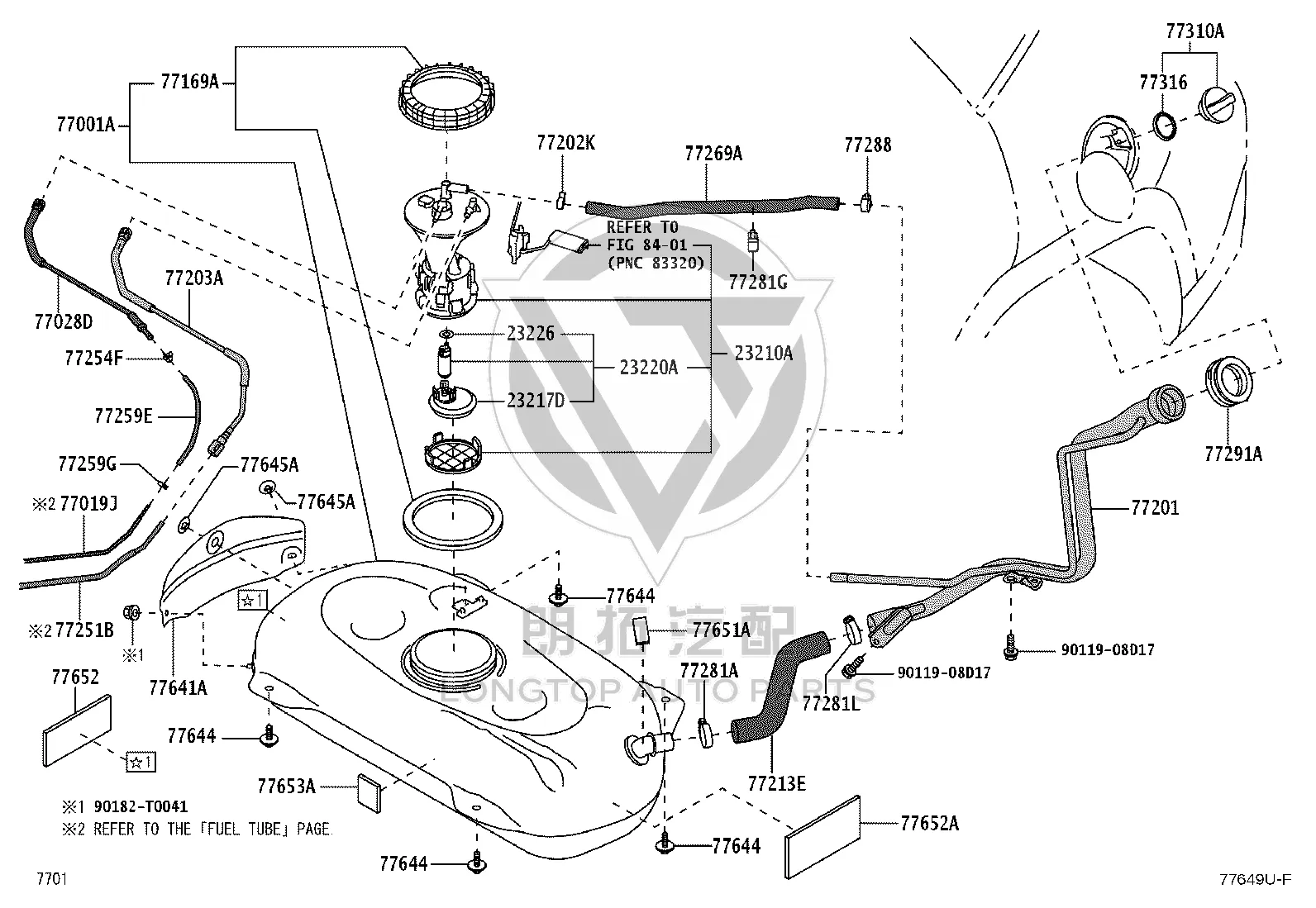 Fuel Tank Vent Pipe 90460-46005 for Toyota 4RUNNER
