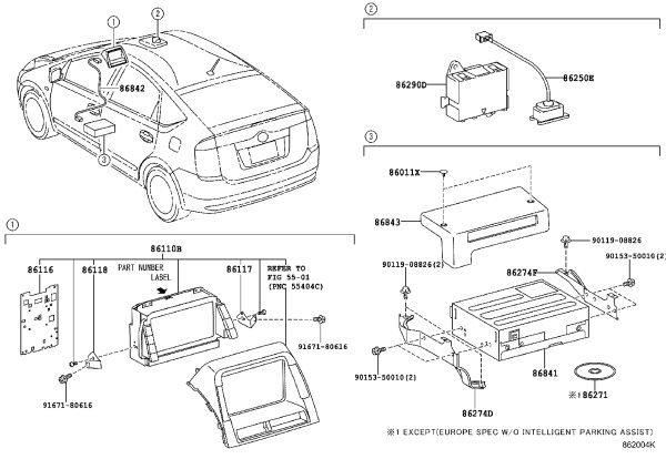 Snap Fastener 90467-05112C0 for Toyota Prius