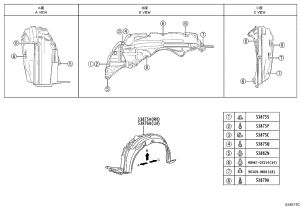 Engine Side Guard Left 90467-05138 for Toyota 4RUNNER